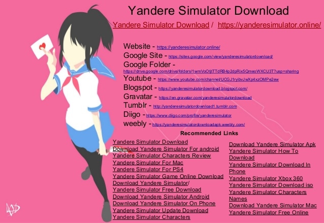 yandere simulator for mac free